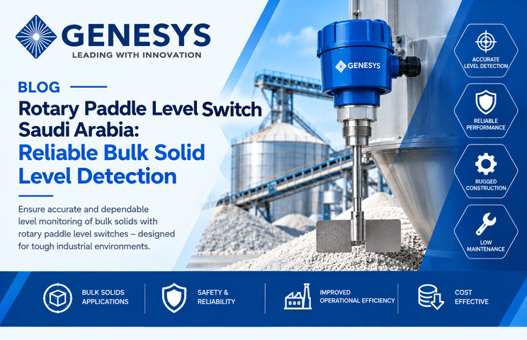 Rotary Paddle Level Switch Saudi Arabia: Reliable Bulk Solid Level Detection
