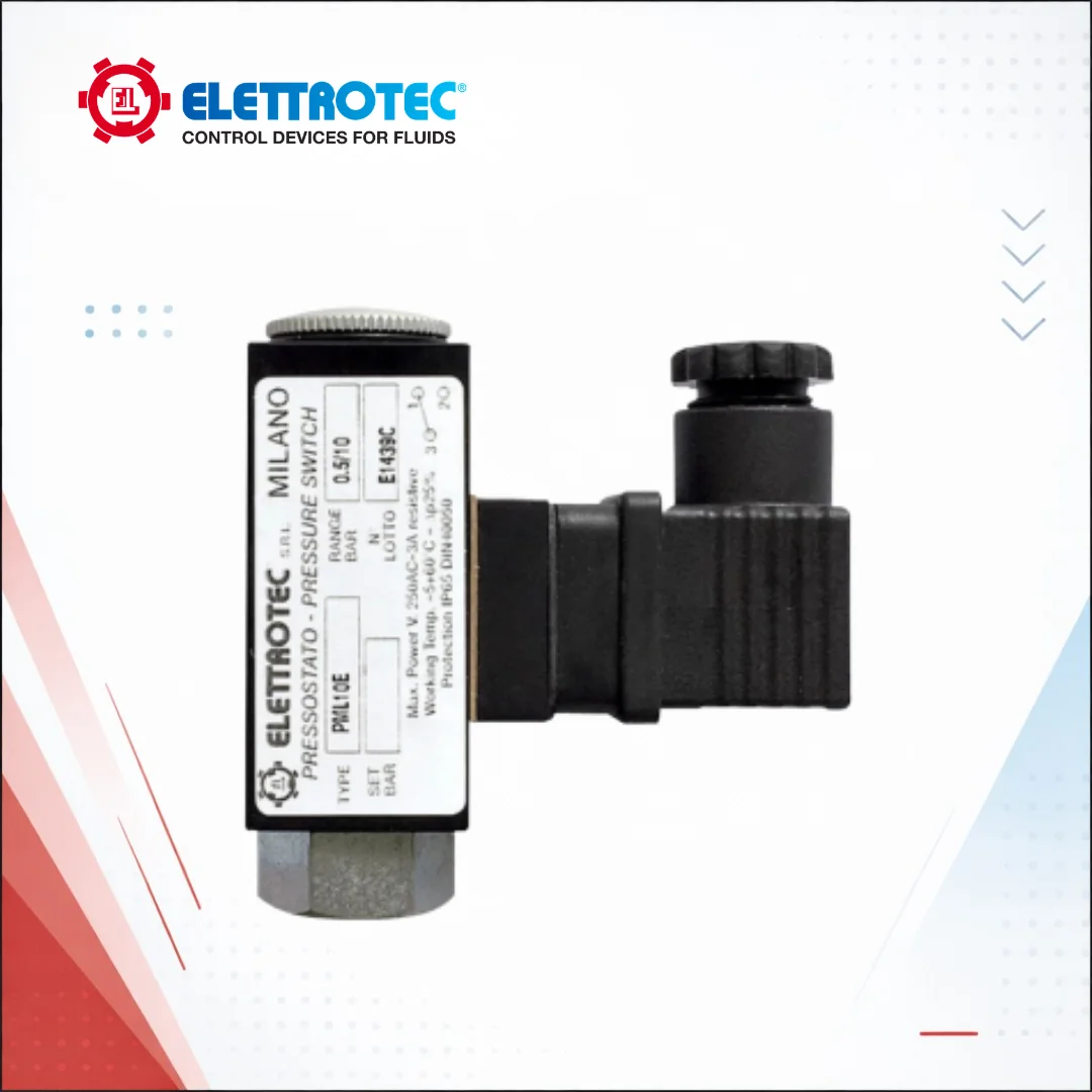 PML-PPL – Adjustable pressure switches with SPDT contacts