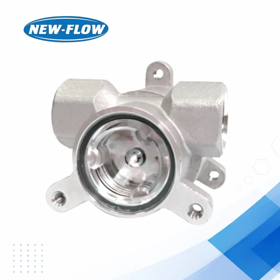 Mini Type Wheel Flowmeter HF150 for Liquid Flow Control