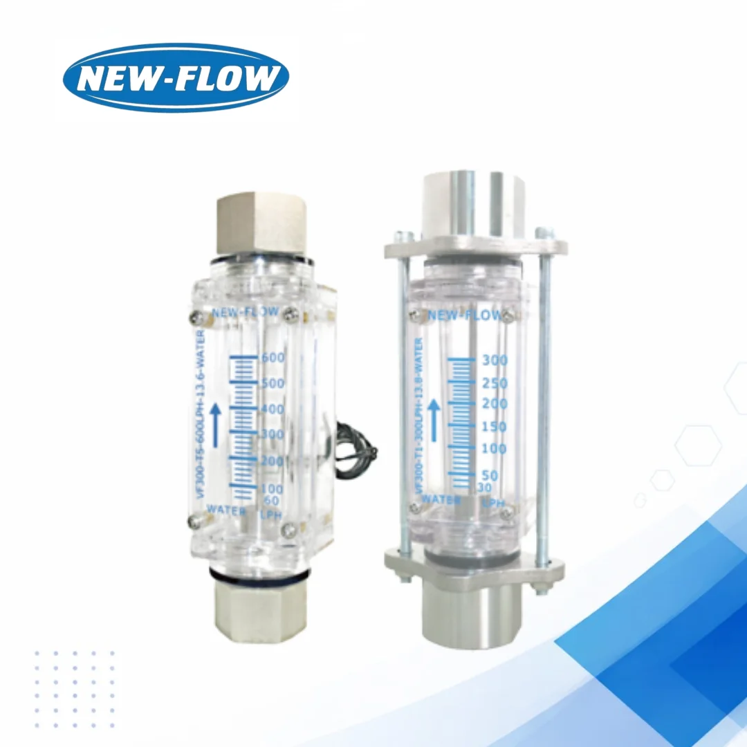 VF300 Plastic Flow Meter for Water and Air Flow Control