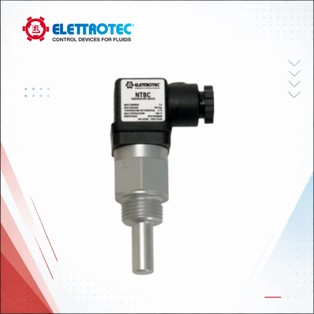 NTBC – Temperature switches with fixed set-point and din-plug