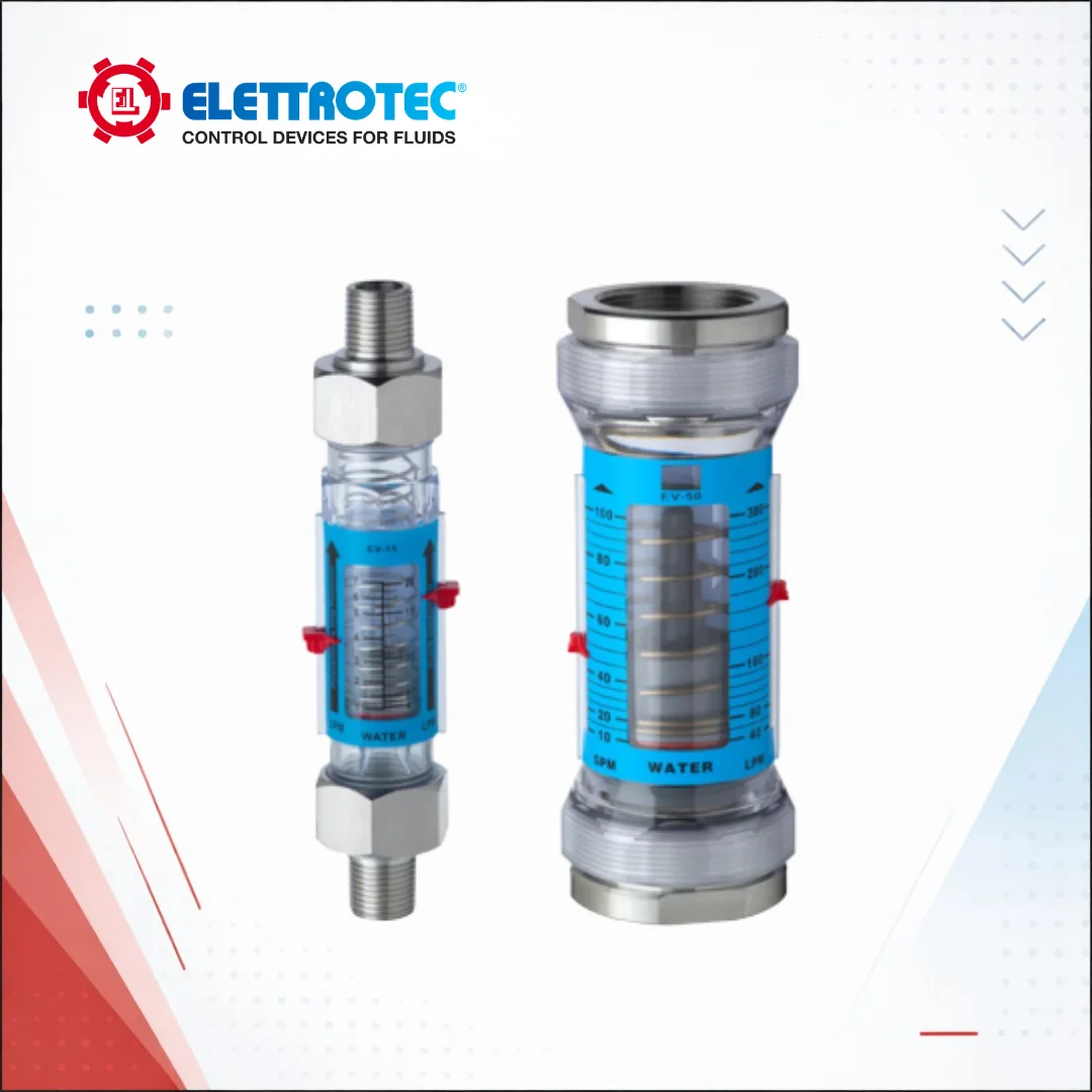 EPF – Variable area flow meters for any position mounting