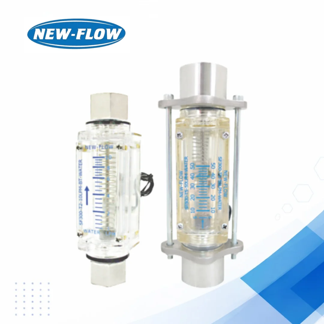 SF300 Plastic Flow Meter for Liquid and Oil Monitoring