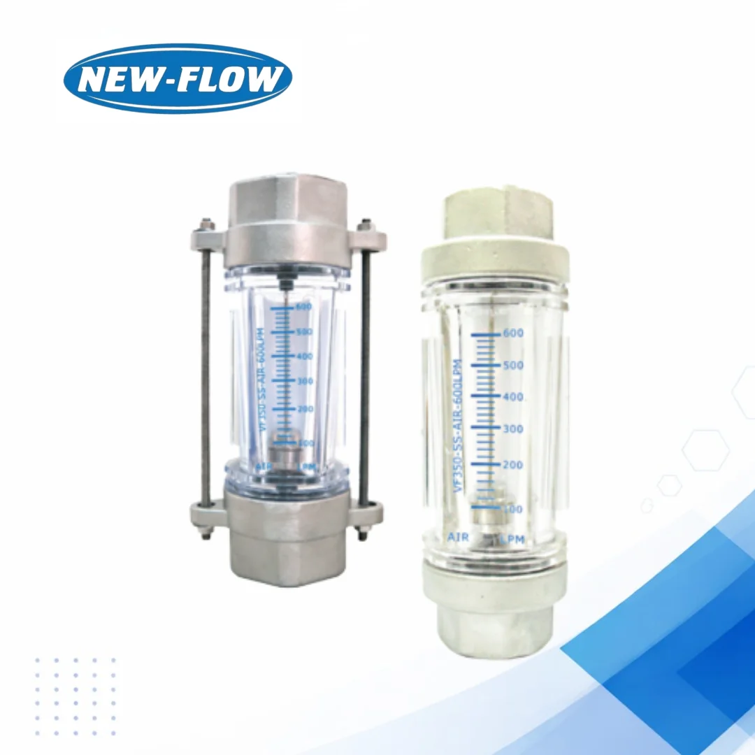 VF350 Plastic Flow Meter for Liquid and Air Monitoring