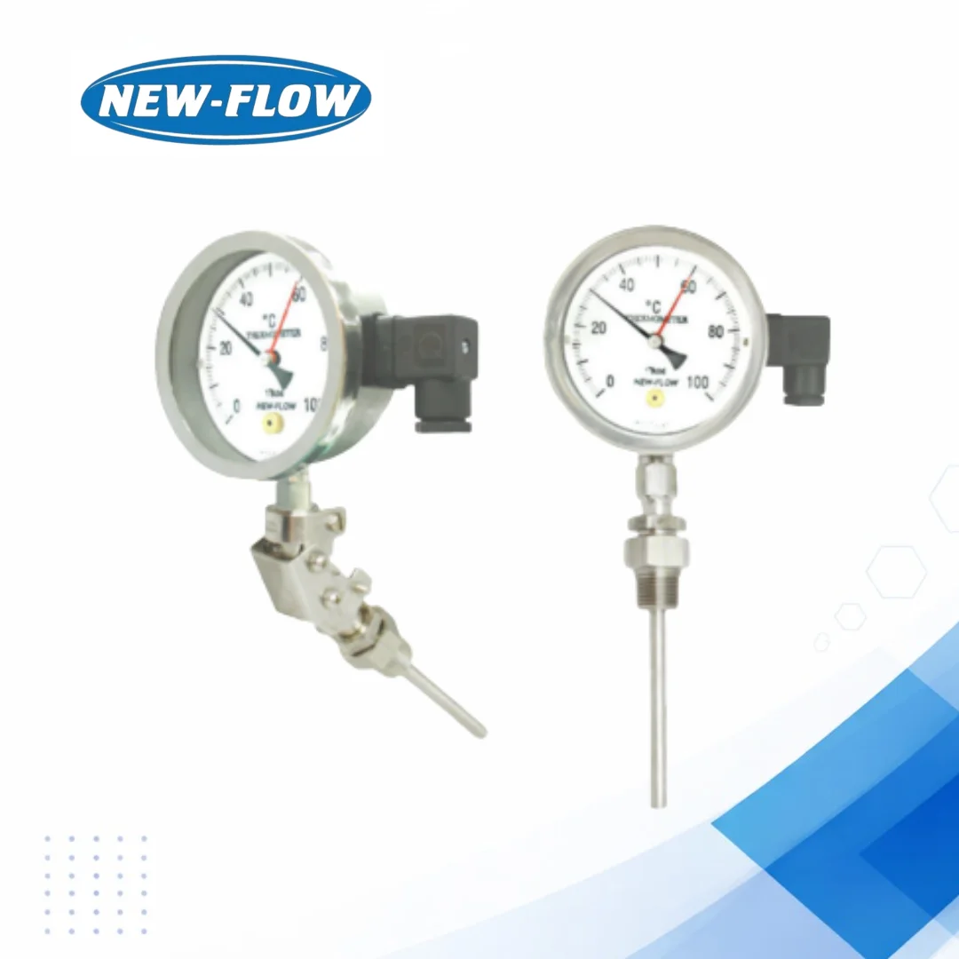 SHE_SHEQS_4_6 Industrial Thermostat Switch Gauge with Dual Set Points