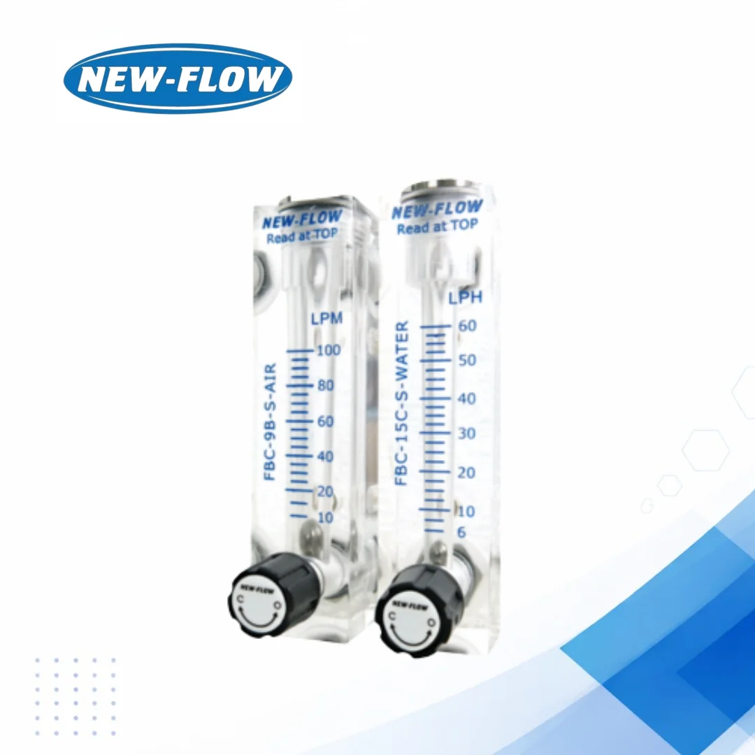Acrylic Plastic Flowmeter FBC for Gas and Liquid Flow
