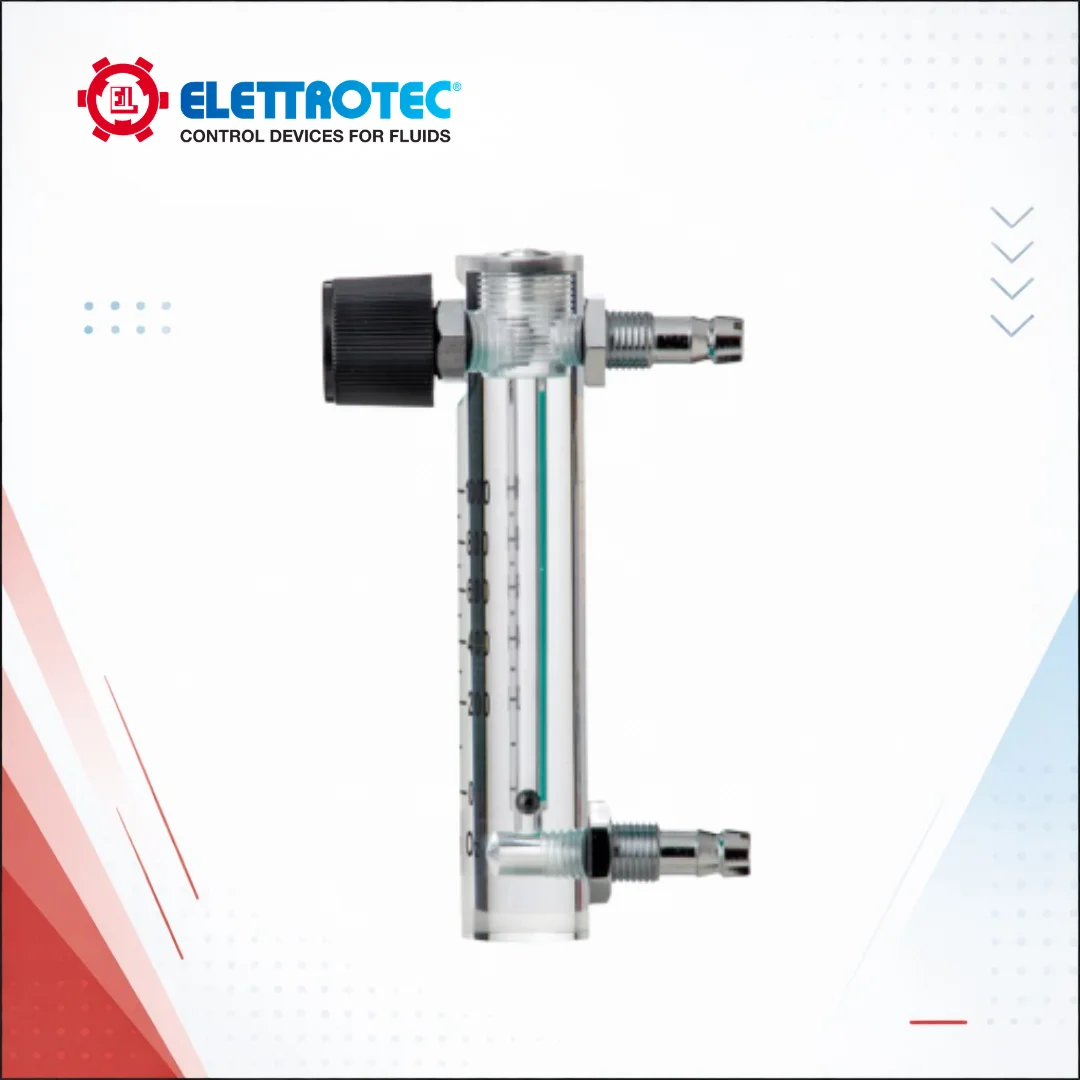 FMX…VR – Variable area oxygen flow meters (panel type flow meters with regulating valve)