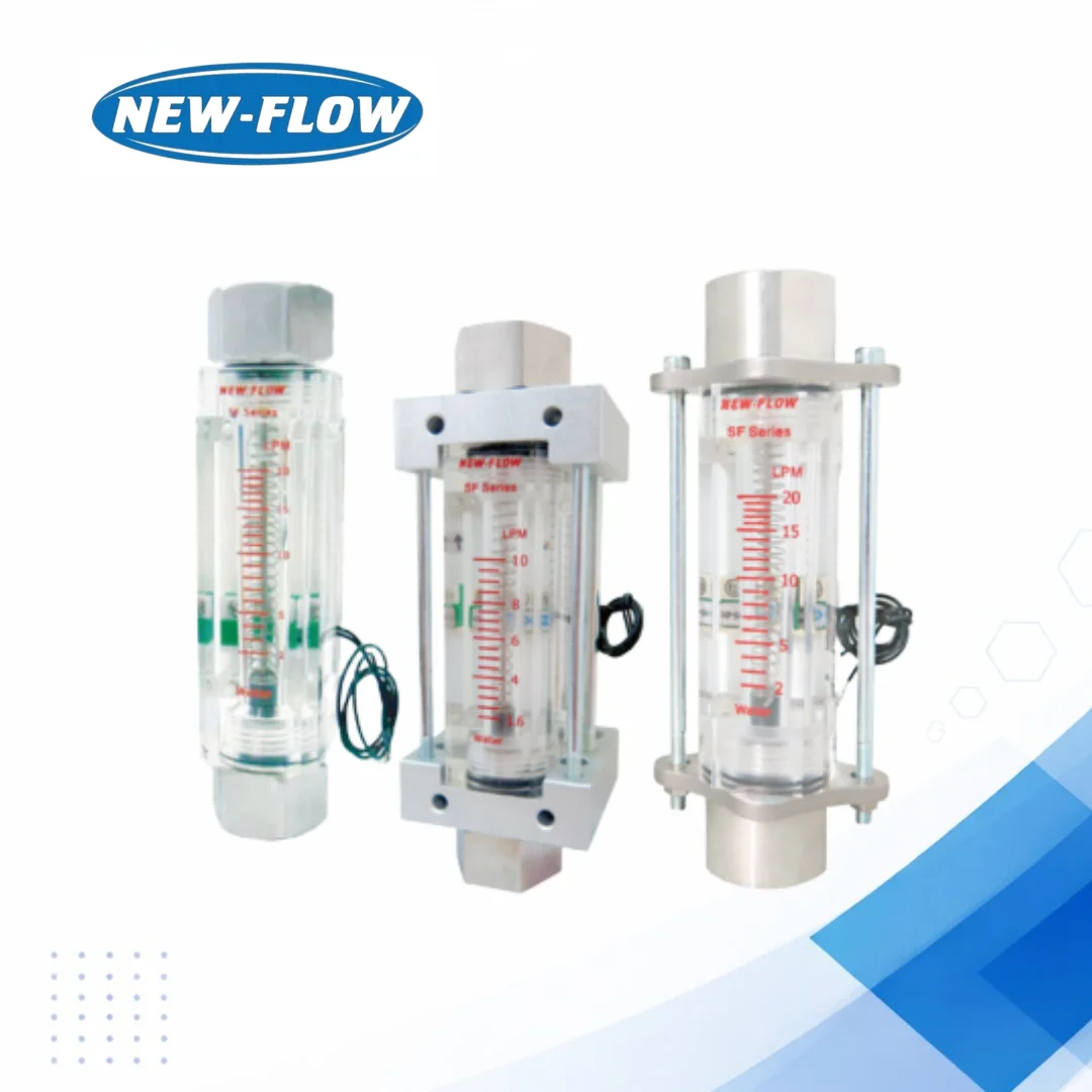 Acrylic Plastic Flow Meter SF100 for Liquid and Oil Flow