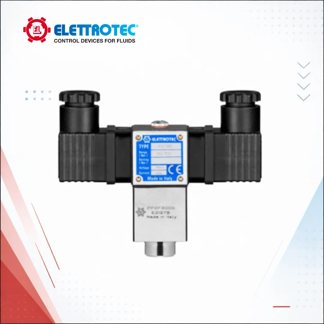PPC…D  PPCF…D – Piston pressure switch with 2 spdt contacts