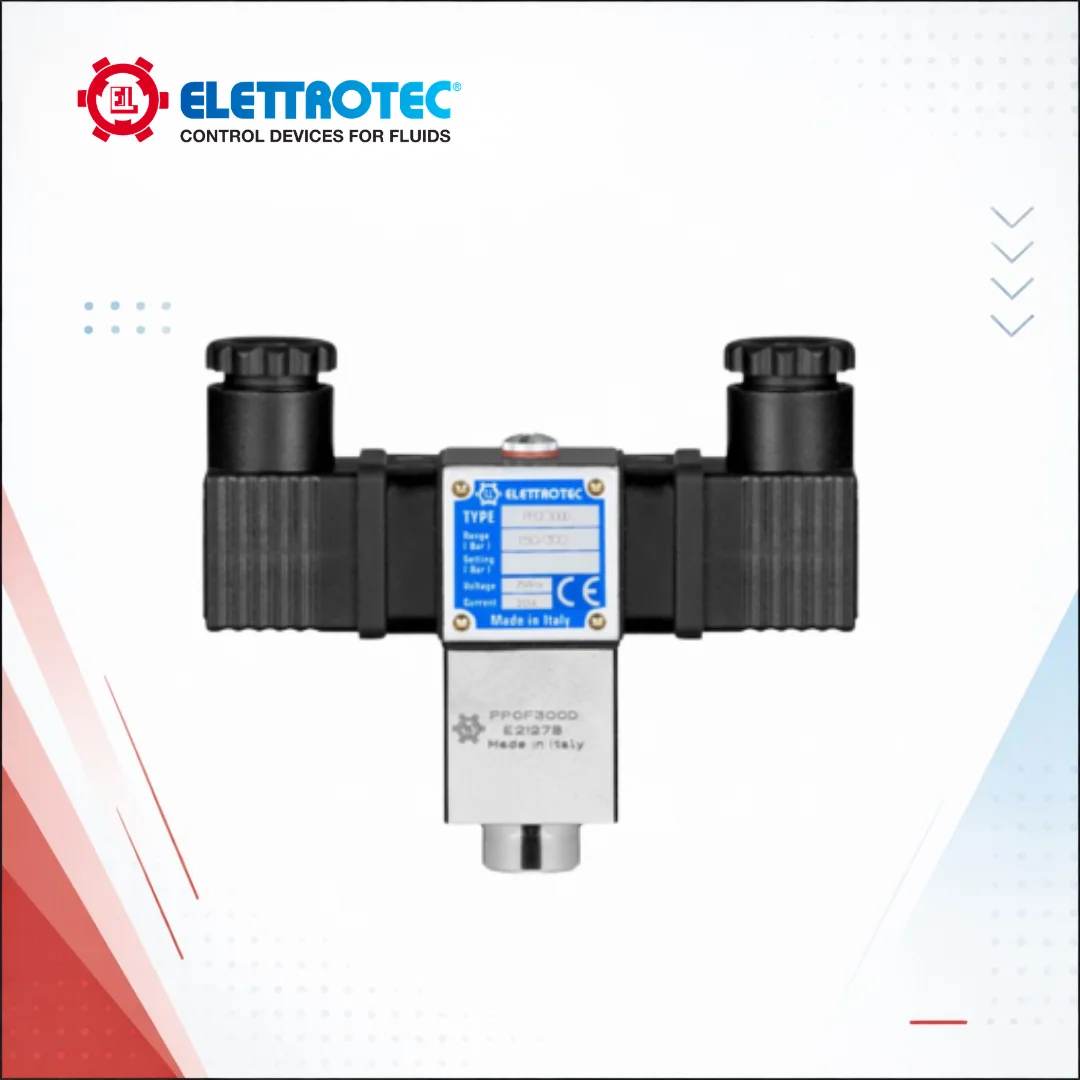 PPC…D  PPCF…D – Piston pressure switch with 2 SPDT contacts with ATEX certification