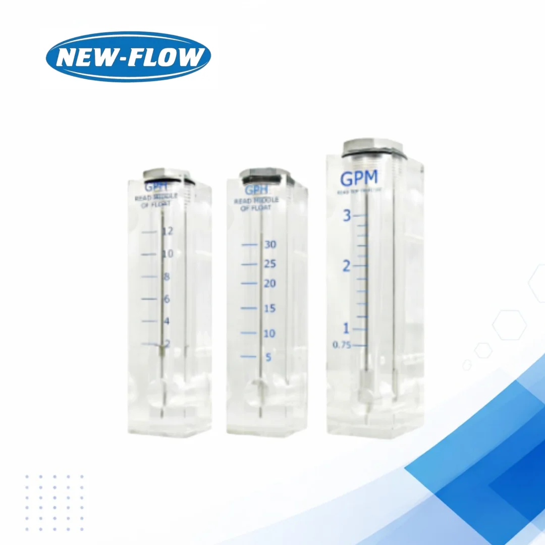 Acrylic Plastic Flow Meter OA Series for Water Monitoring