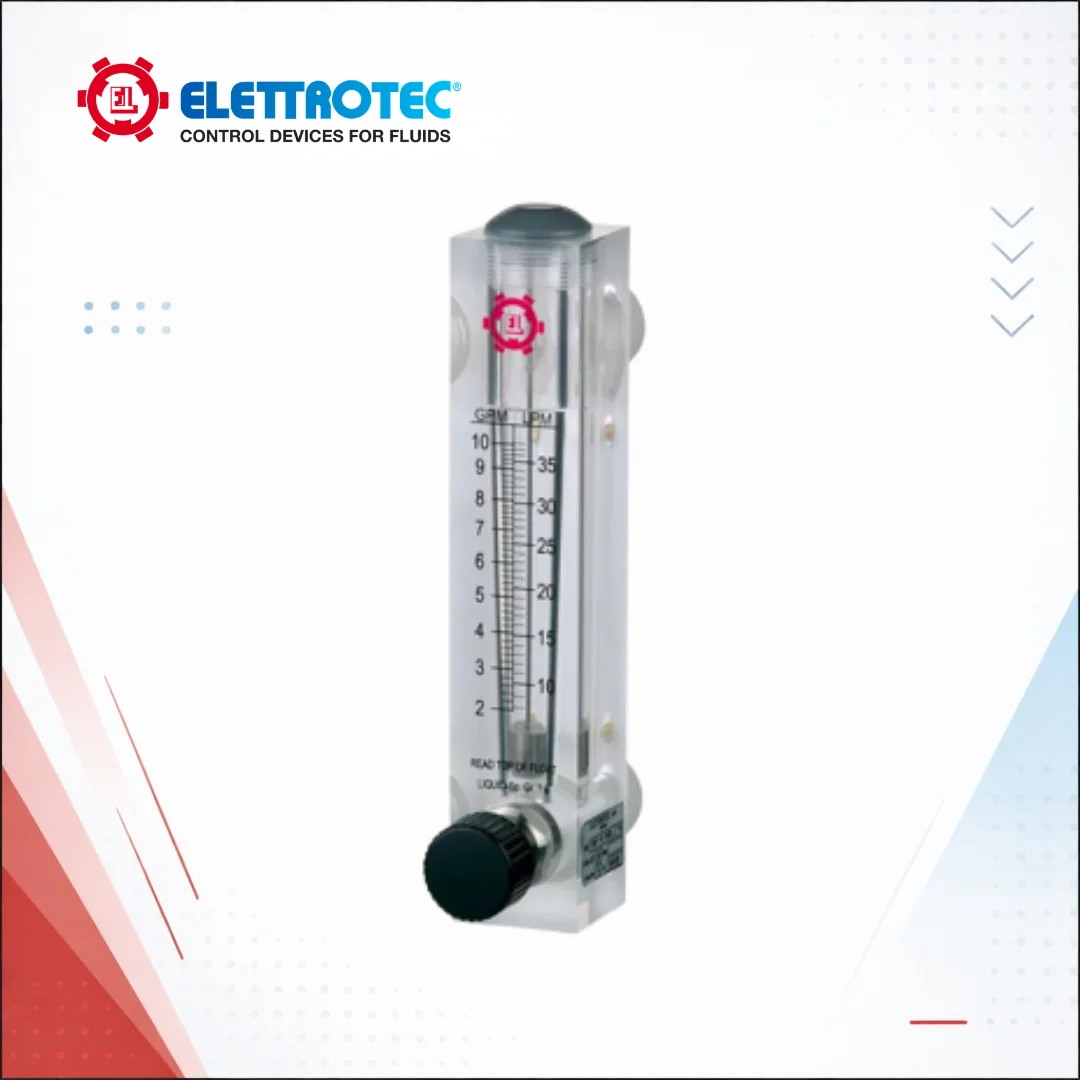 FMP…VR – Variable area flow meters (panel type flow meters with regulating valve)