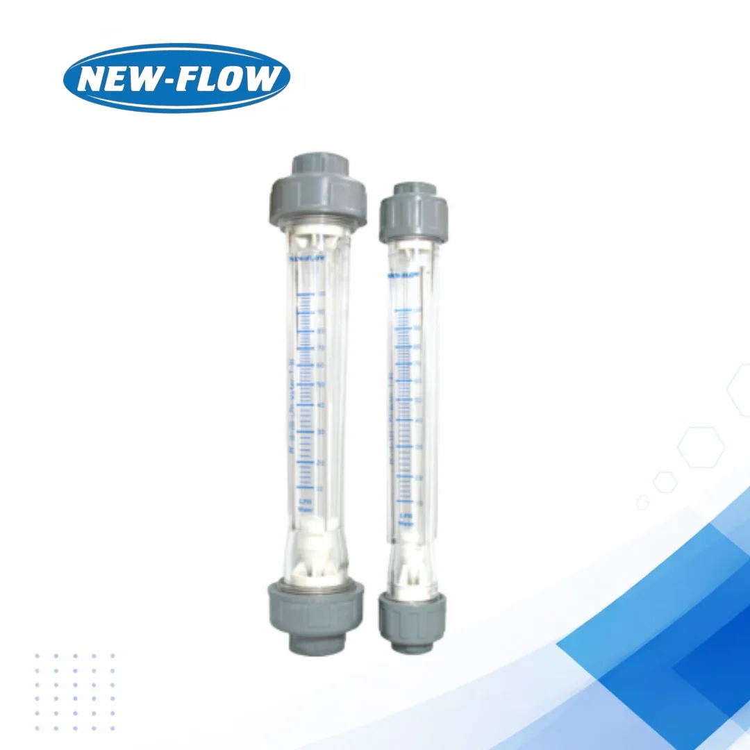 Plastic Flow Meter PF Series for Water Air and Gas Use
