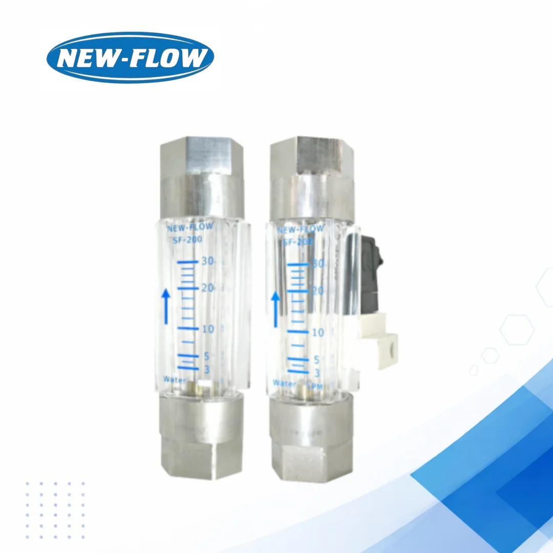 VF200 Plastic Flow Meter for Water and Air Flow Control