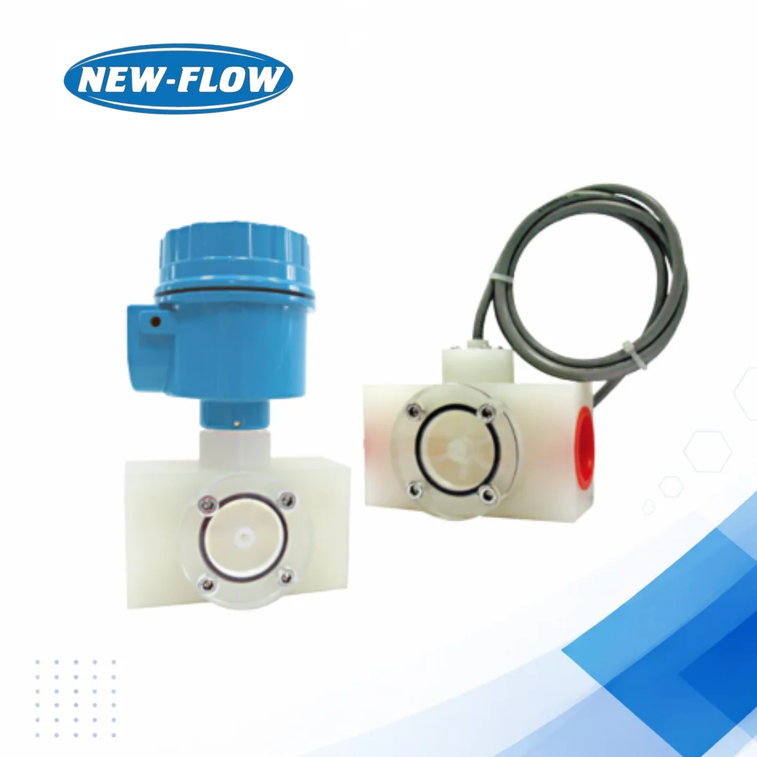 HF100 Paddle Wheel Liquid Flowmeter for Precise Flow