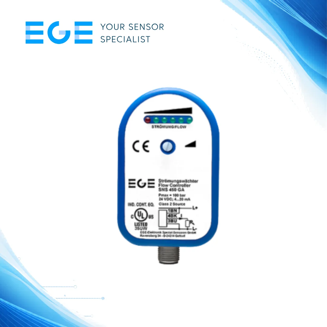 SNS 450 GA Flow Sensor for Corrosive Industrial Fluids